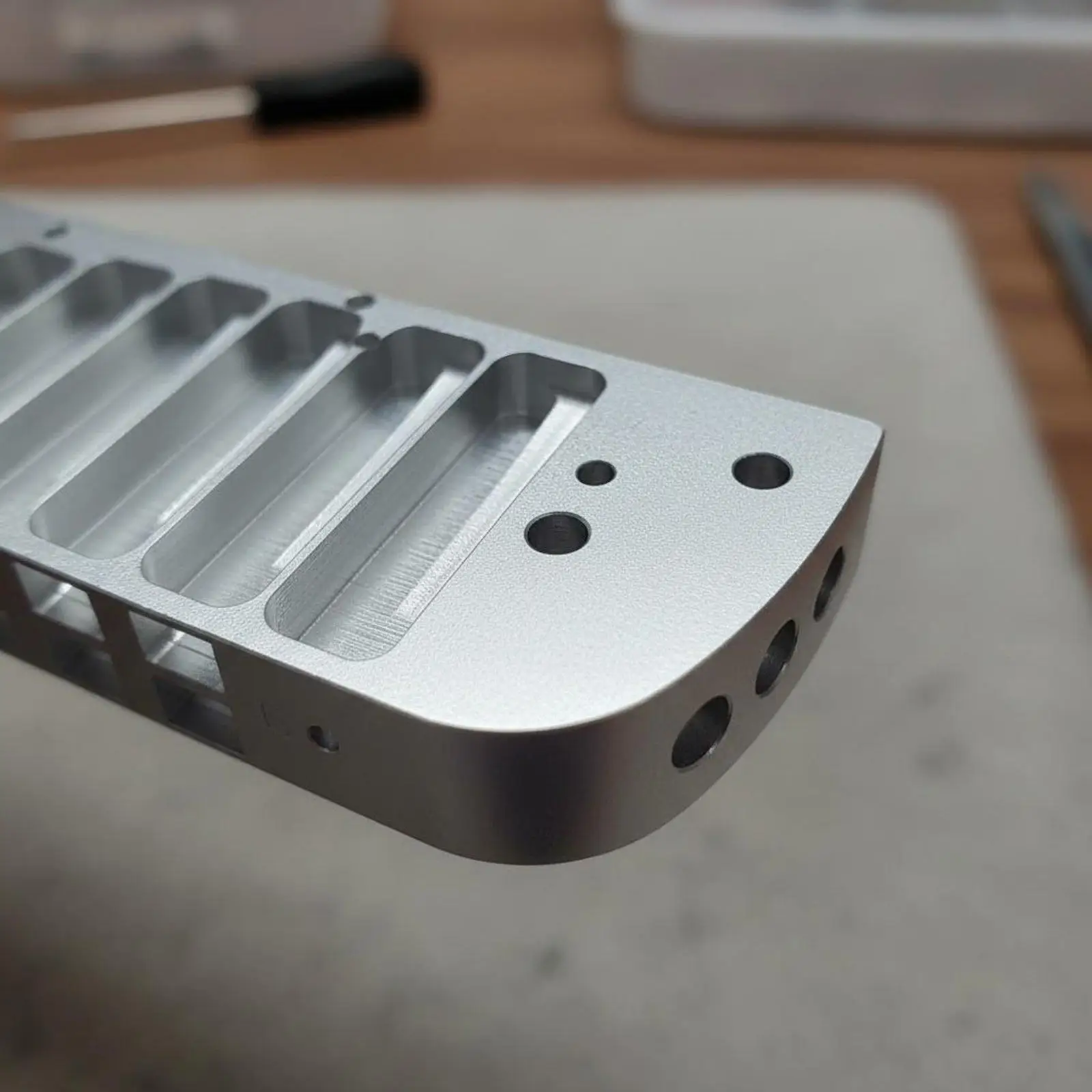 Metal Harmonica Comb with Precision Slots for Chromatic Harmonica Rebuild and Key Air Channel Upgrade for Professionals