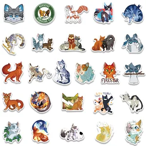 52 Buah Stiker Lucu Anime Novel Prajurit Kartun Kucing Firestar Buku Estetika Mobil Laptop Sepeda Motor Ponsel Mainan Anak Stiker 10 kucing prajurit penjualan terbaik - №