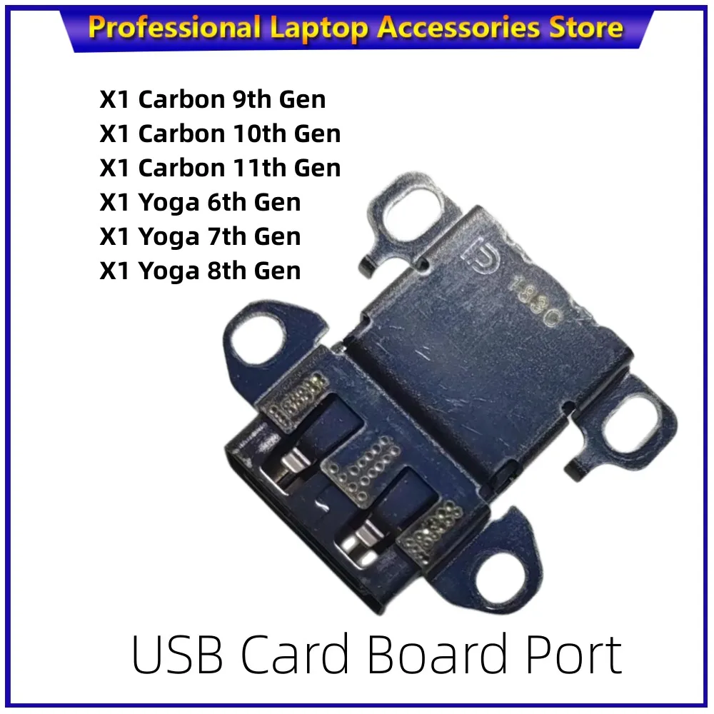 New For Lenovo Thinkpad X1 Carbon 9th 10TH 11TH X1 Yoga 6th 7TH 8TH Laptop Connector USB Card Board Port 5M21C42009 5M21C42010