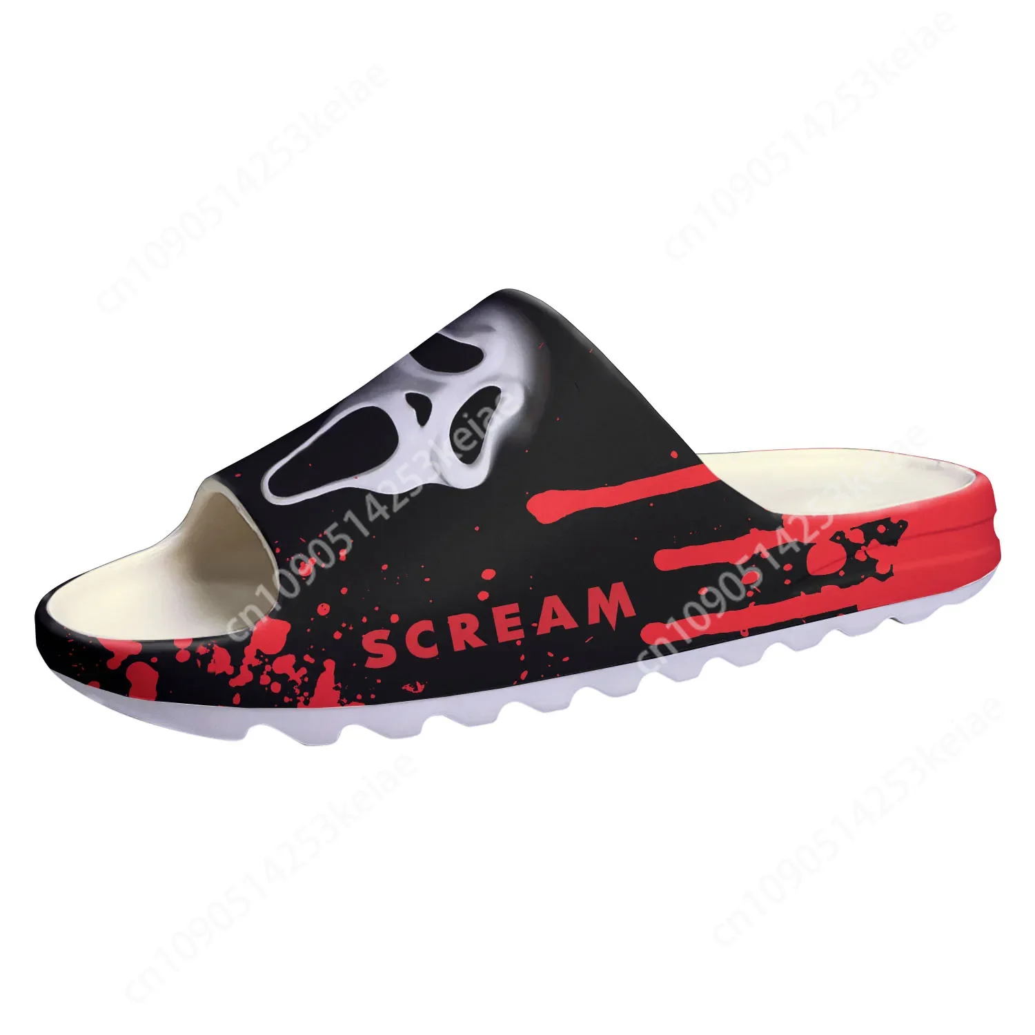 Scream Movie billy Loomis Halloween Soft Sole Sllipers Home Clogs Customized Step On Water Shoes Mens Womens Teenager Sandals