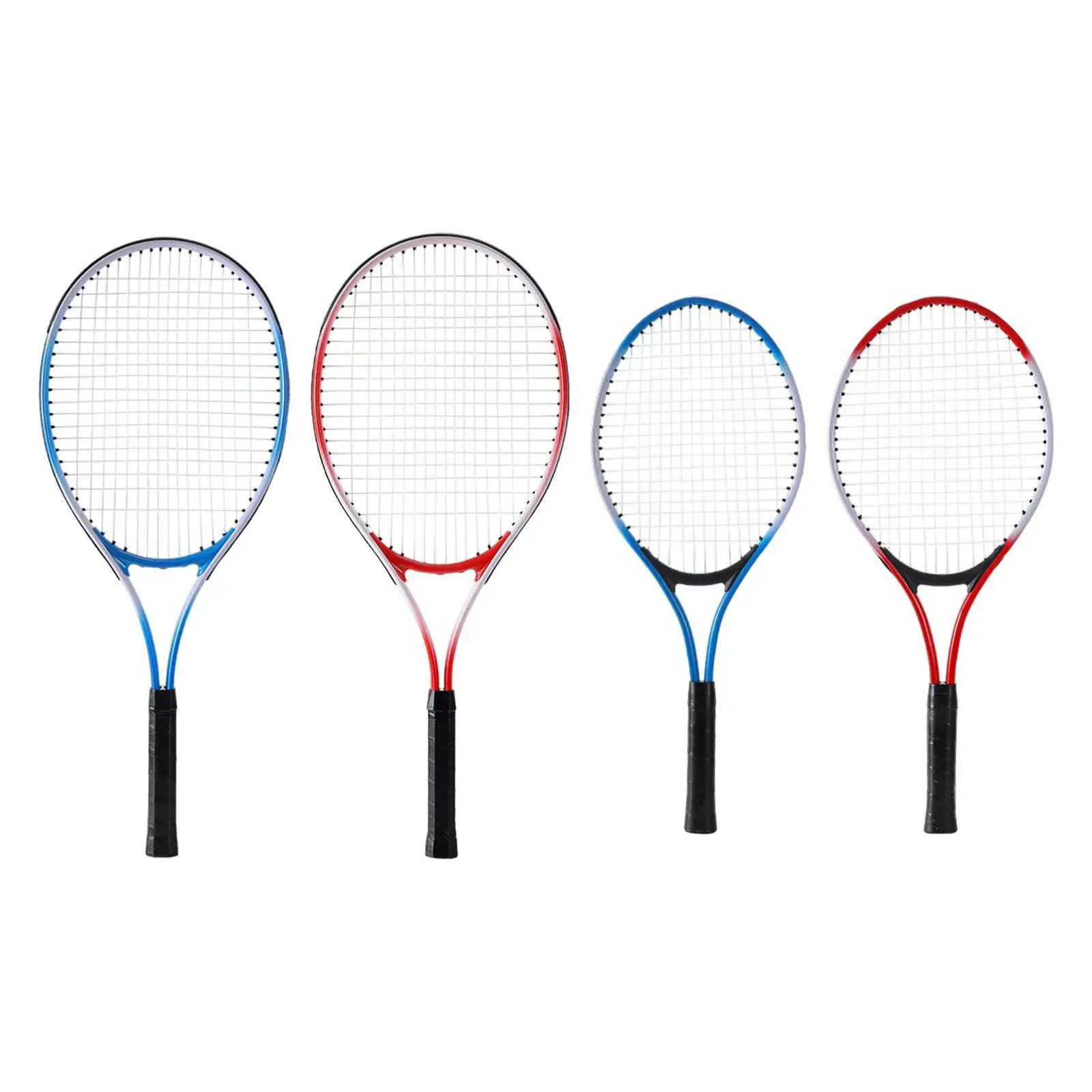 Tennis Racket Tennis Racquet Aluminum Alloy Frame Shockproof Tennis Equipment Nylon Strings for Park Practice Summer Training