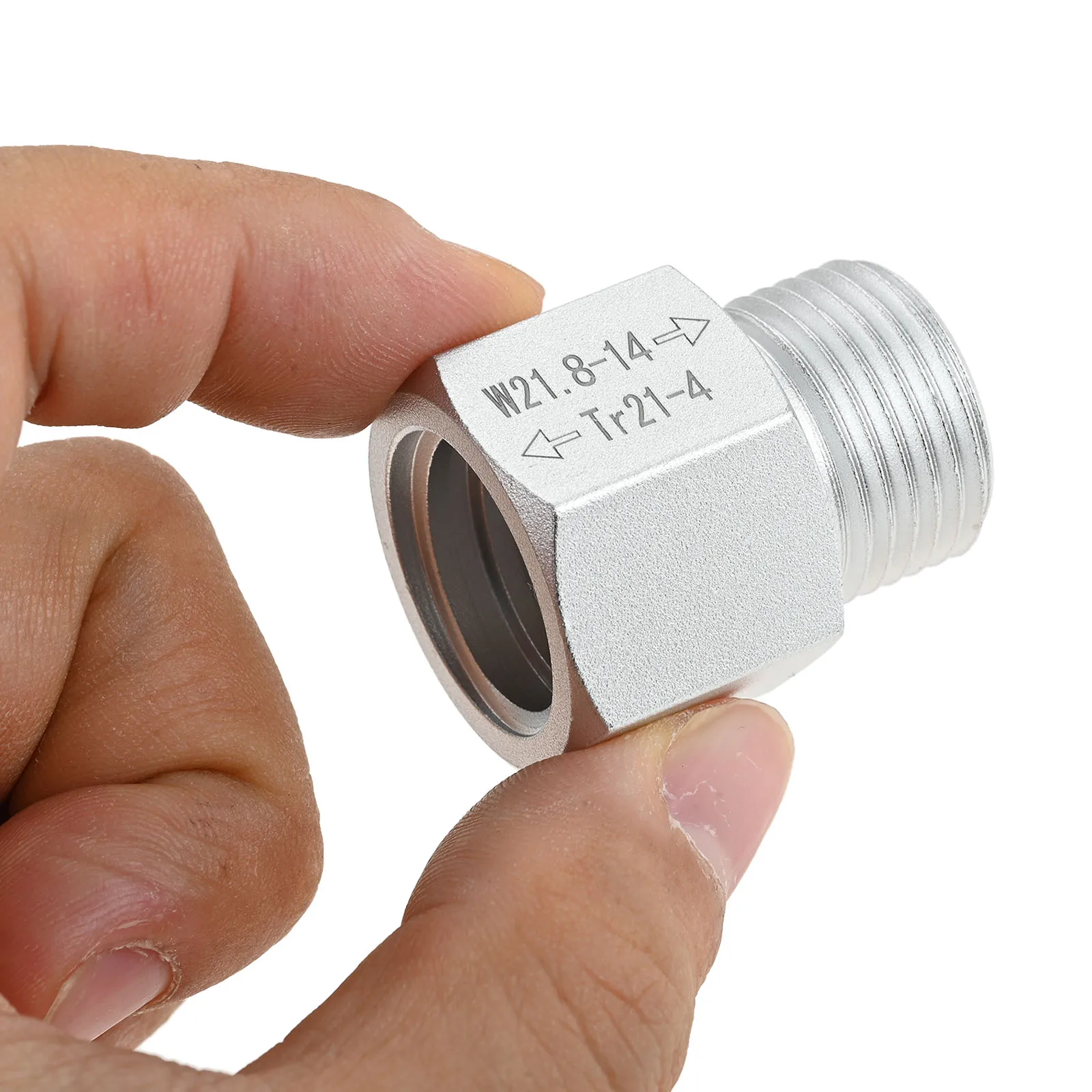 1Set Adapter With 2 Seals Compatible With TR21-4 to W21.8 Plugs For Aquarists Aquarium Fish Homebrew Beer Keg Co2 Regulators