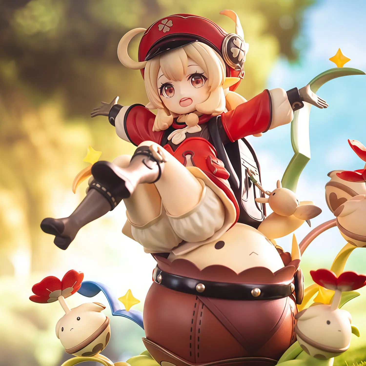 

В наличии: Статуэтка Genshin Impact Клее, Рыцарь Искры, 18 см, масштаб 1/7, для декора рабочего стола, комнаты, шкафа, коллекционная, подарок