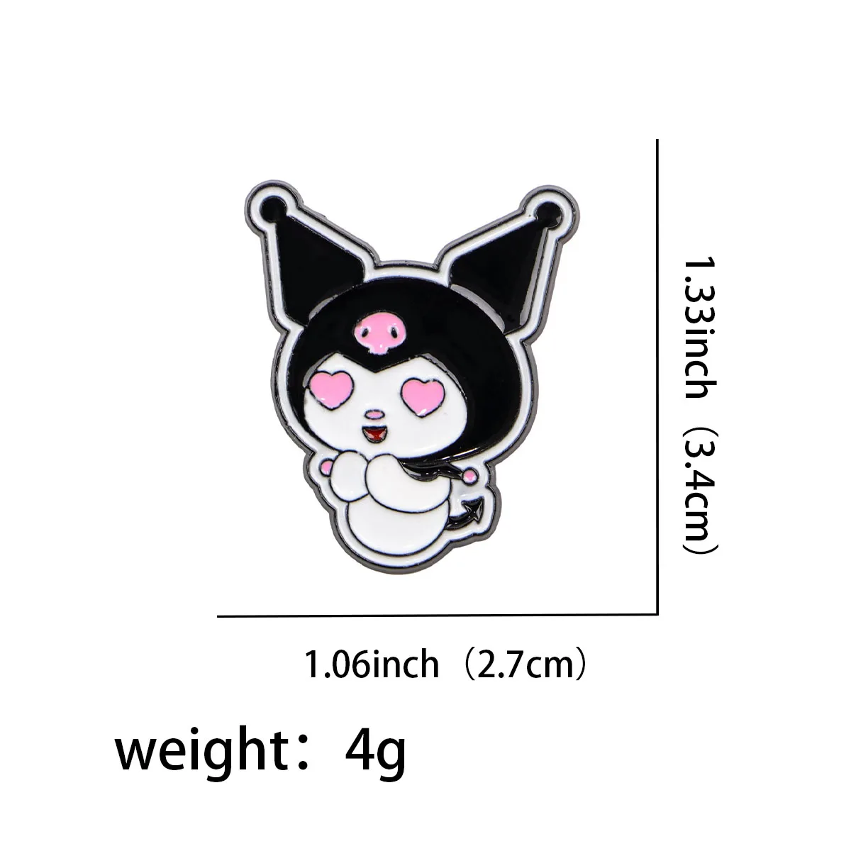Kawaii Lapel Pins for Backpacks Manga Briefcase Badges on Backpack Brooch for Clothes New Fashion Accessories 4pc/Set