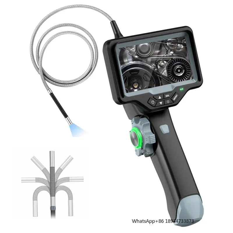 CT40 best selling borescope 4mm inspection borescope camera HD quality articulated video endoscope with Fiber Optic Lens