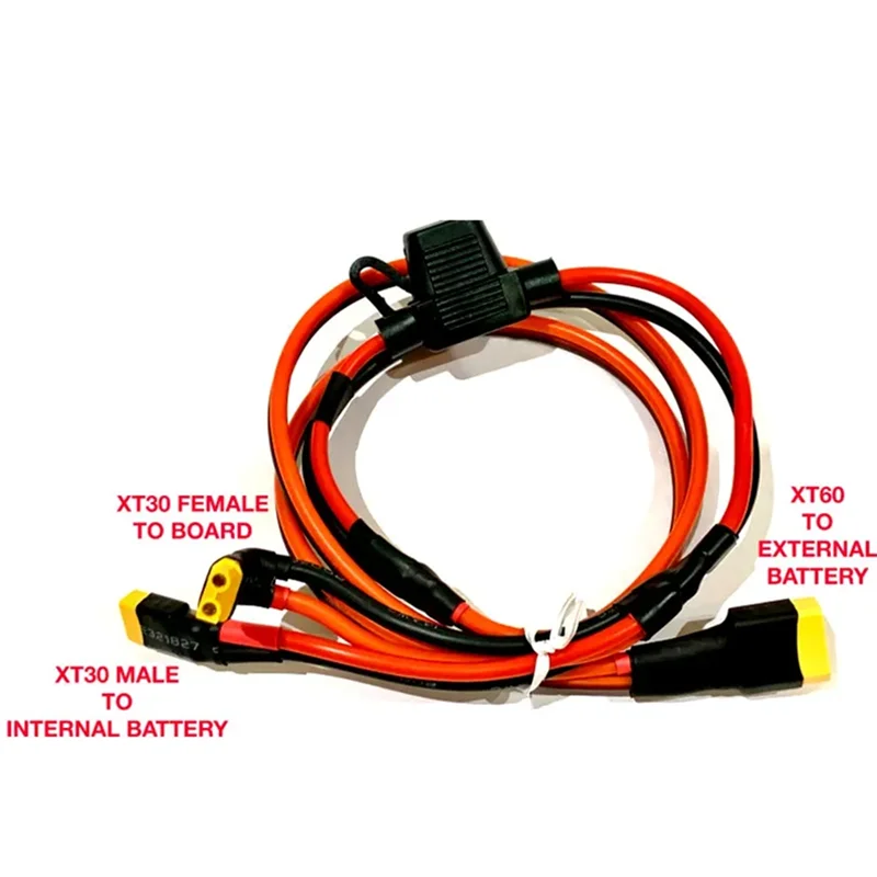 A79E-Battery Expansion Cable Kit For Xiaomi M365 Pro- Includes XT30& XT60 Connectors And A Fuse In 36V 48V Models view 2