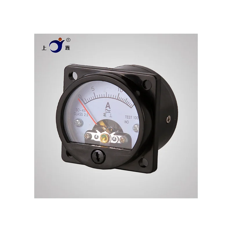 1Pcs SO-45 AC Analog Ammeter 1A 3A 5A 10A 20A 30A 50A 75A 100A 150A 200A 250A 300A Pointer meter/Current Meter/Panel Meter