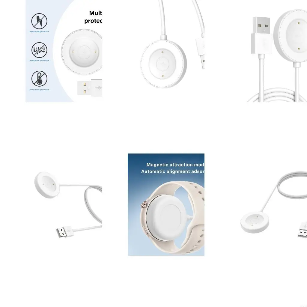 

M6CA Магнитный зарядный шнурный кабель предлагает надежный передача мощности для фитнес -трекеров