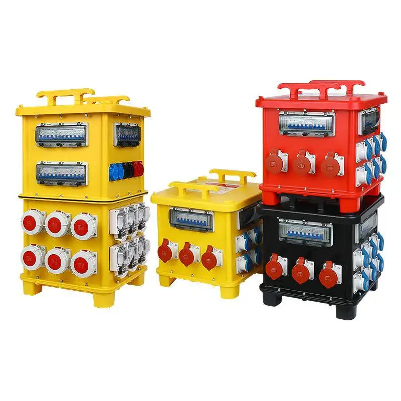 Industrial socket box Stage power through box Mobile switchgear