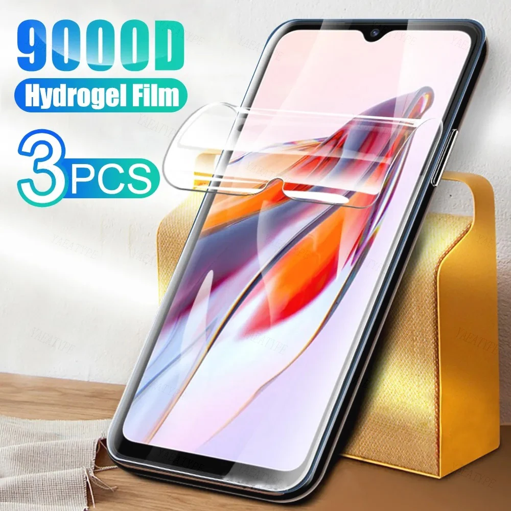 3 szt. Folii hydrożelowej do Xiaomi Redmi 8 8A 9 9A 9C Pro Max 8T 9T 9S ochraniacz ekranu