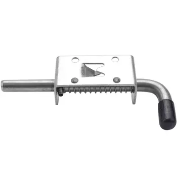 ks 5palcových nerezových pružinových západkových čepů s válcovým závorníkem 2 mm zesílený dveřní zámek, kartáčovaný 8 nejlepší prodej zámek závory hlavně - №2