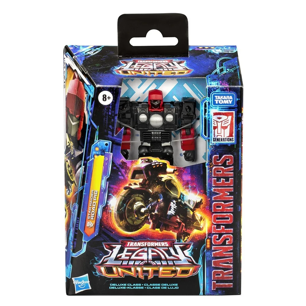 In Stock Original Hasbro Transformers Legacy United Deluxe Class Star Raider Road Pig Collectible Model Toys Transformers Figure