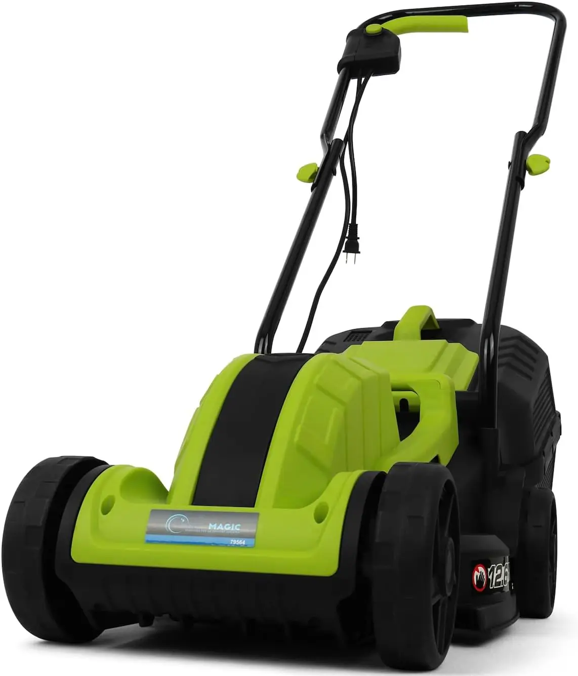 13-Inch Electric Corded Lawn Mower, 1300W Power, Adjustable Height for Easy Grass Cutting
