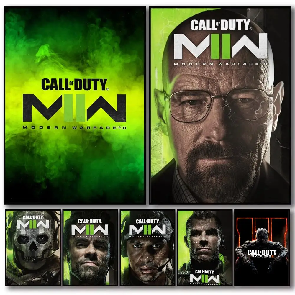 Popular Game C-Call of duty Poster PP Wall Decor Posters Celebrity Art Prints Aesthetic Wall Art Bedroom Office Home Gift