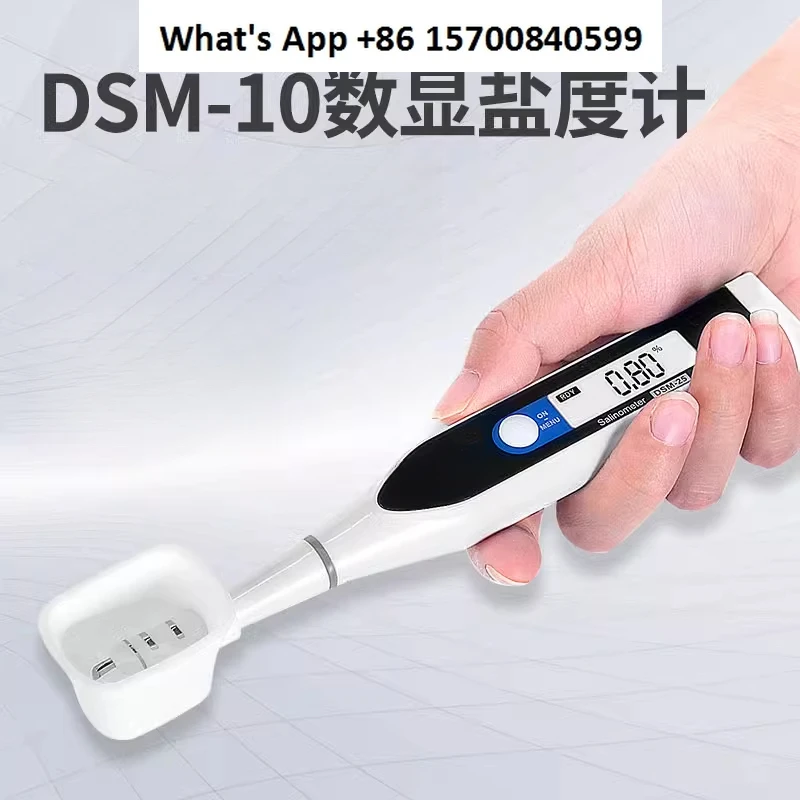 

0.01-10% Digital Salinity Meter Food Brine Soup Salinity Meter DSM-10 Automatic Salinity Meter