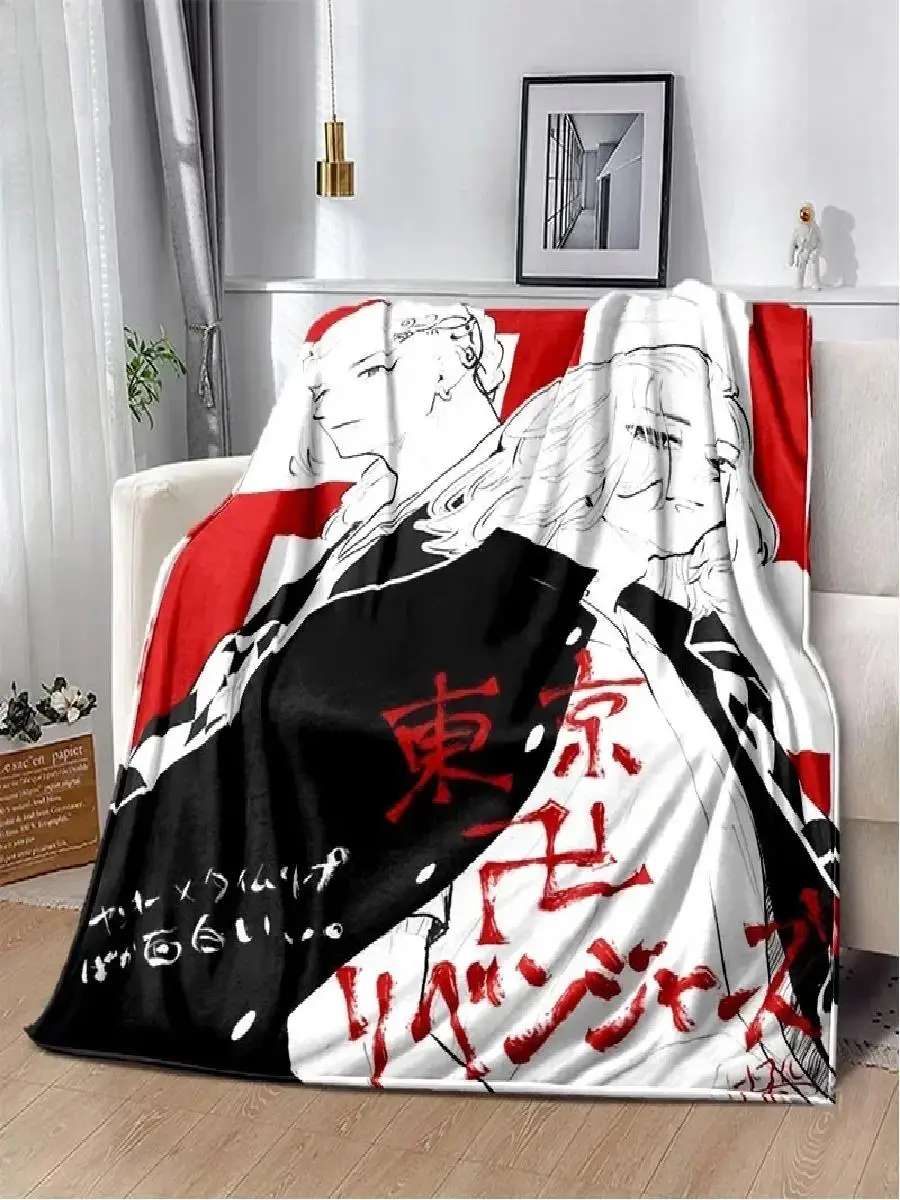 Cool Mikey Tokyo Revengers Soft Plush Blanket Flannel Throw Blanket for Living Room Bedroom Sofa