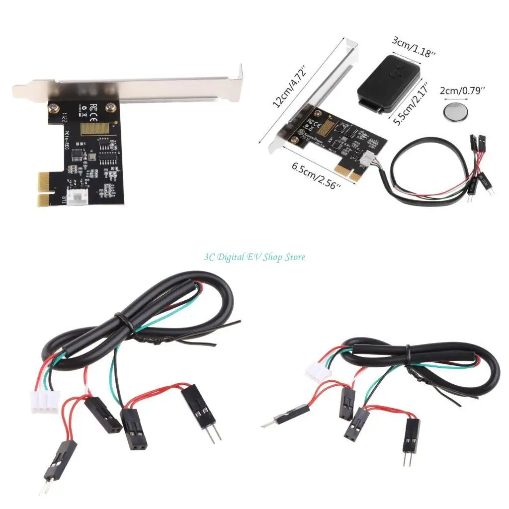 E74D Hot Sale 20m Wireless Switch Mini PCI-e Desktop Remote Controller