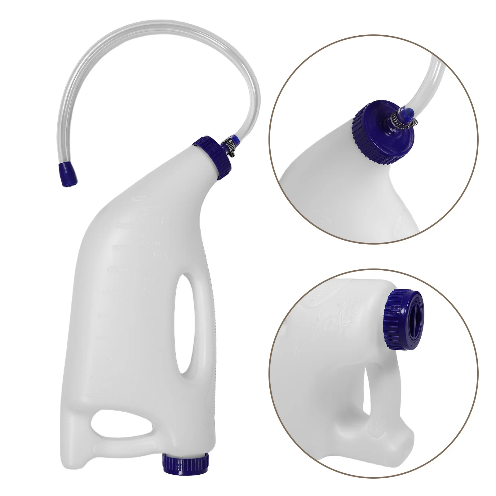 

1 Set 4L Bottle Feeder Holder Durable Calf Feeding Bottle For Newborn Calves Lambs Goats Farm Animal Nursing Equipment Buckets