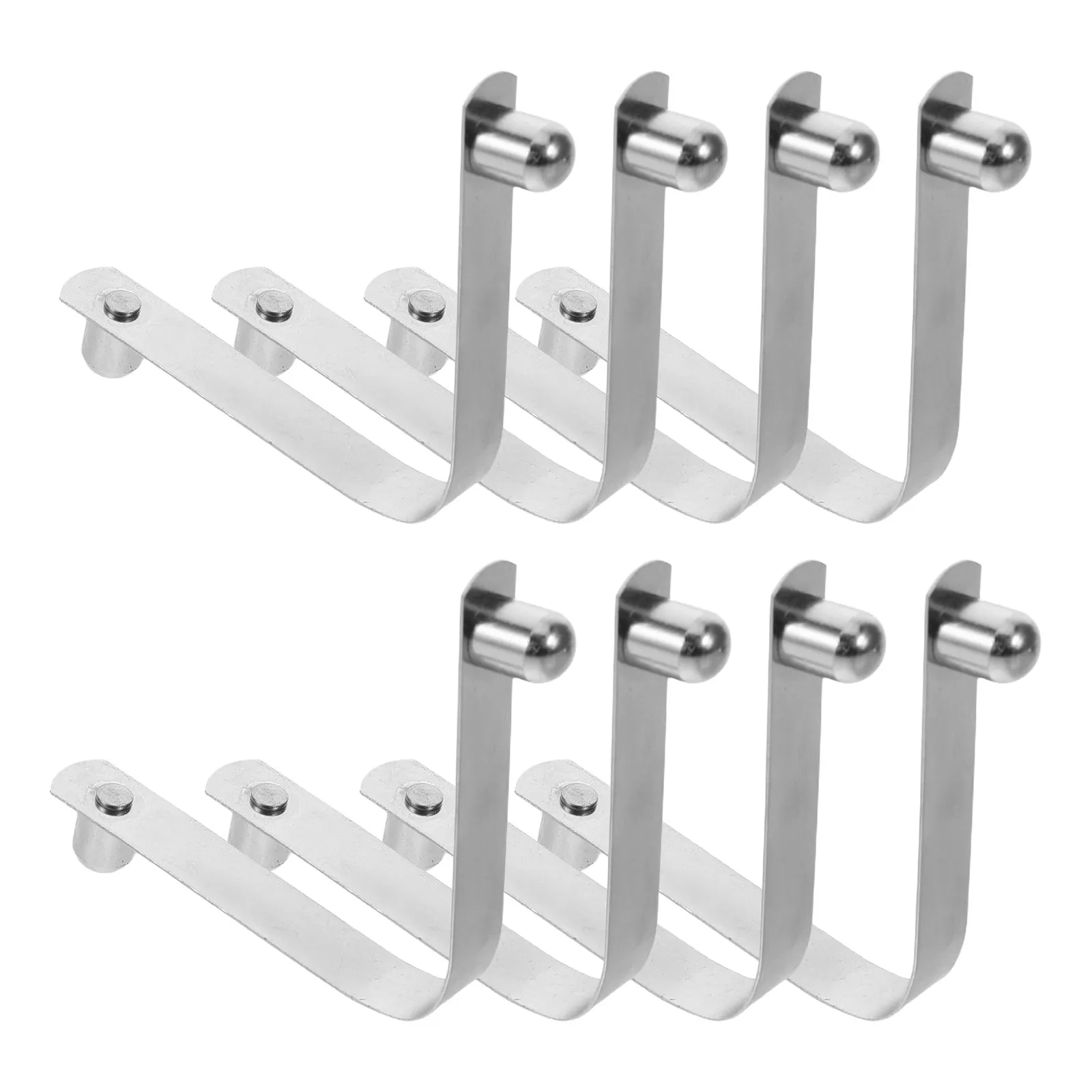 

8Pcs Swimming Pool Clips Stainless Steel V-Shaped Butterfly Attachment Clips Pool Pole Replacement Parts Skimmer Brush Tool