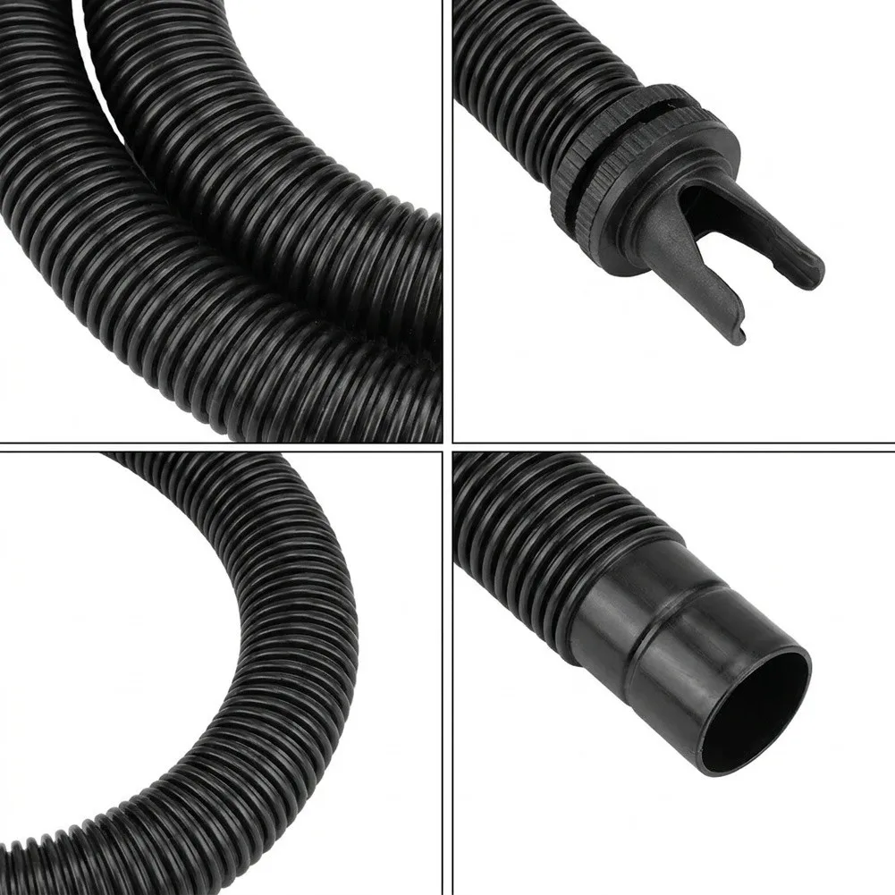 For Home Spa Relaxation Black Quick Connect Inflation Hose Pump Accessory Reliable Spa Accessory Reduced Setup Time
