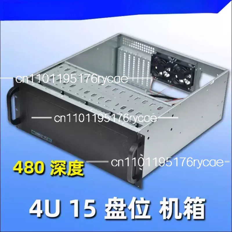 Long USB 3.0 15-bay 4U Server Chassis 4U Industrial NVR Storage Dual-slot Powerful Motherboard Short Chassis 480mm