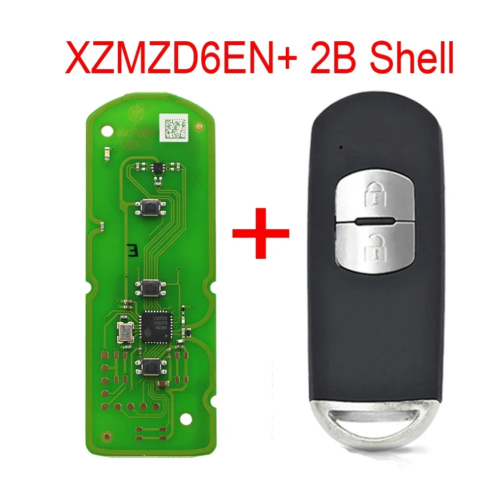 Xhorse XZMZD6EN Special Key PCB Board with 2/3 Buttons Shell