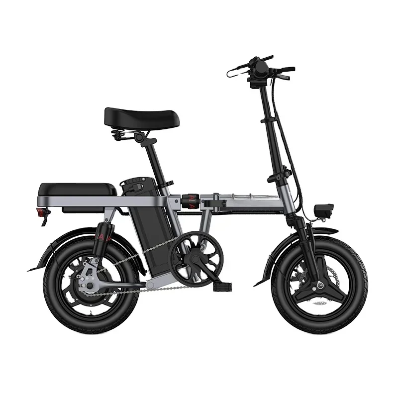 T14 electric bike 350W Motor folding scooter 14inch electric bicycle 48V10A Adult city ebike 25KM/H