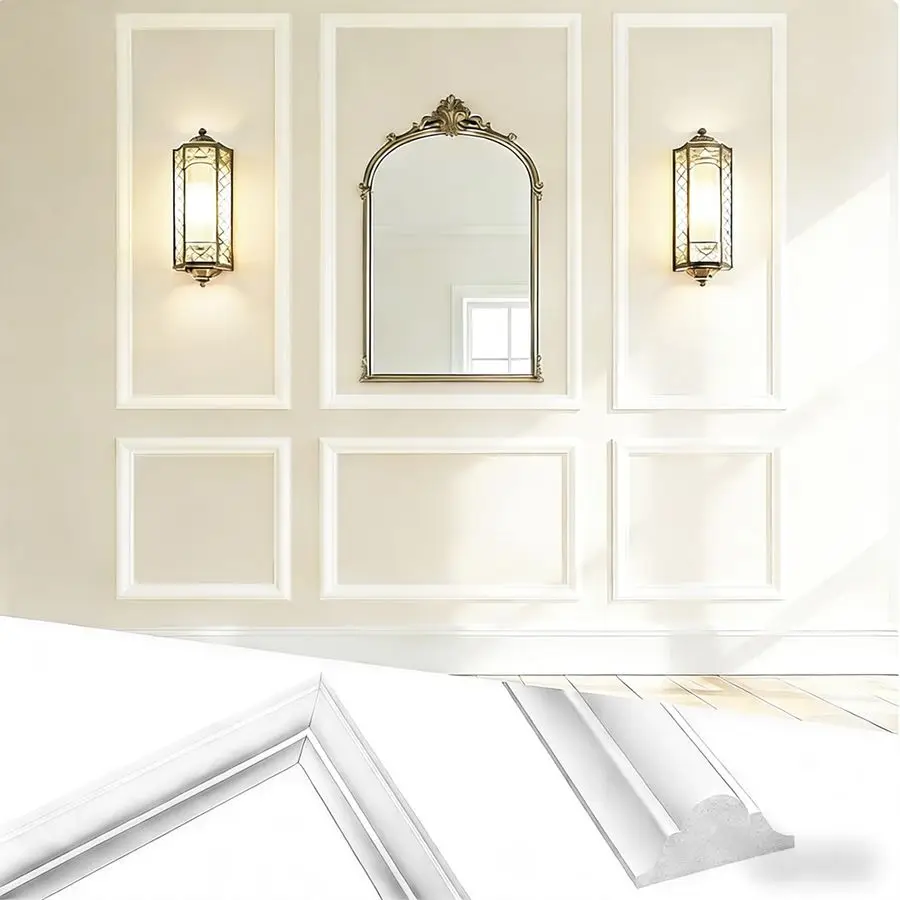 

Набор из 6 предварительно изготовленных настенных панелей, готовых к сборке, 3D-панели для отделки стен, готовые декоративные панели для интерьера