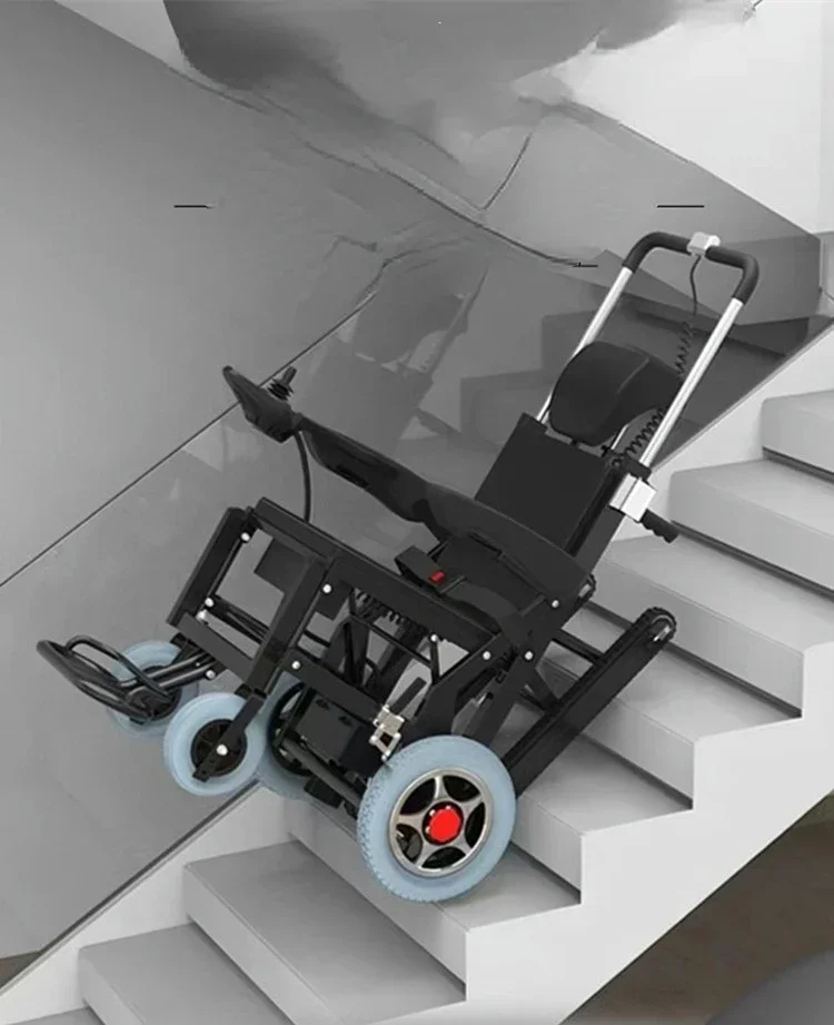 stair climbing wheelchai for the elderly to go up and down the stairs intelligent light step crawler stair climber