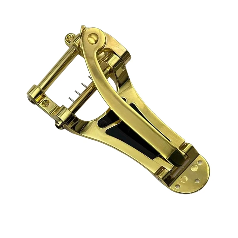 Gold LP Vibrato Tailpiece String Tremolo Bridge For Electric Guitar With Vibrato Arm Durable Easy Install