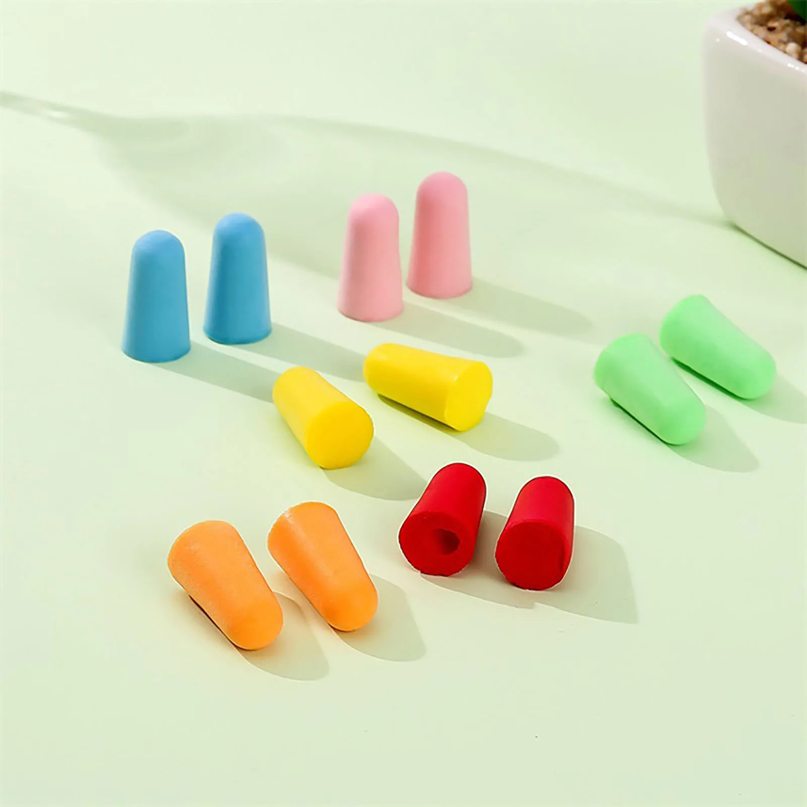 Ultra Soft Sponge Earplug Comfortable Sleep Ear Plugs for Work Construction Snoring