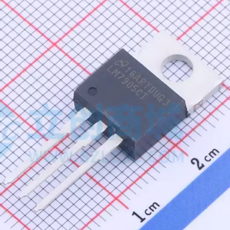 Integrated Circuits (ICs) LM7905CT Linear Voltage Regulator IC Negative Fixed 1 Output 1.5A TO-220-3