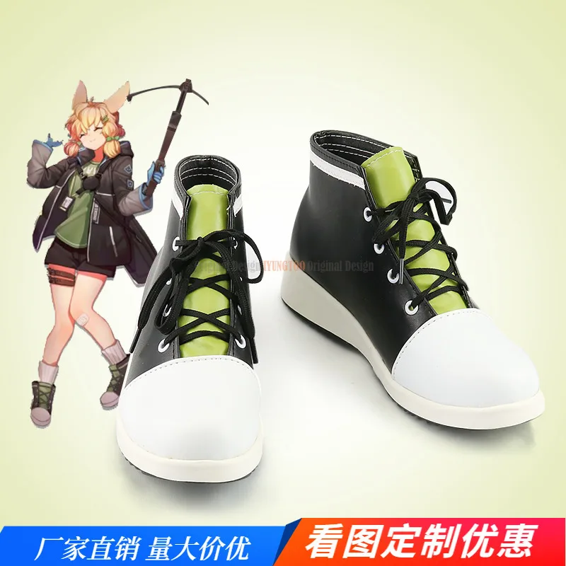 Arknights  Kroos  Anime Characters Shoe Cosplay Shoes Boots Party Costume Prop