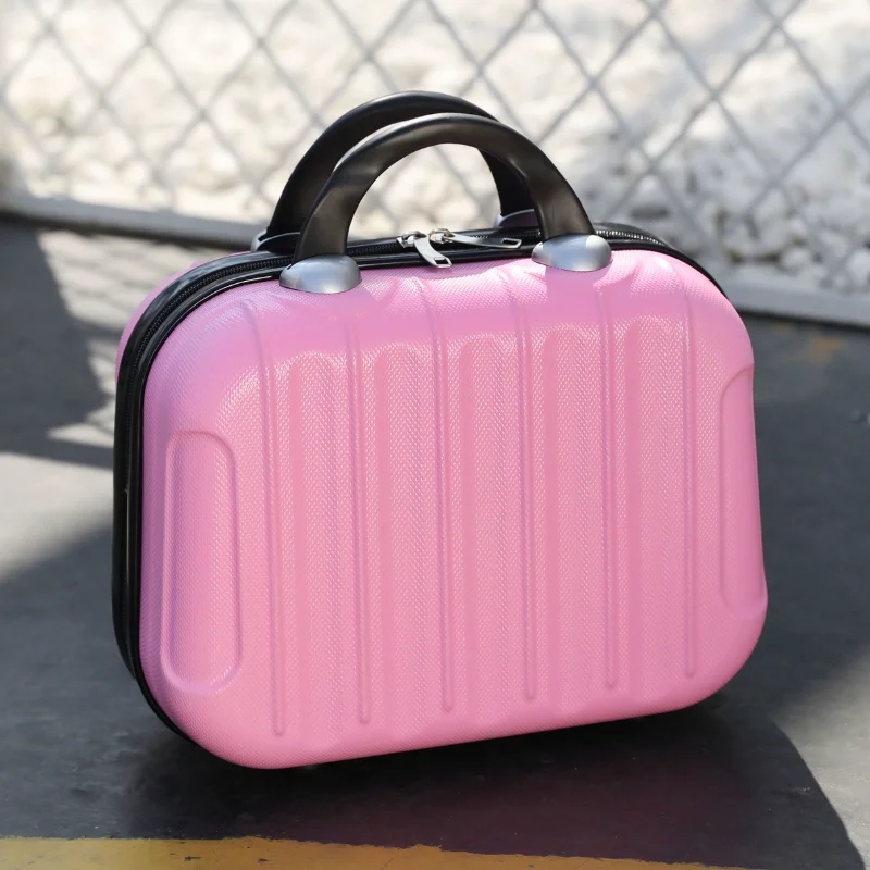 

14inch Travel Suitcase Waterproof Cosmetic Case Storage Travel Make Up Mini Travel Suitcase Simple Beauty Case Organizer E666