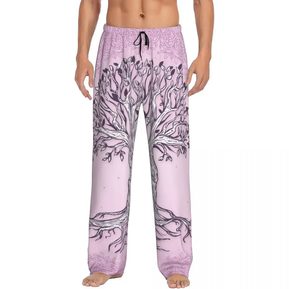 Tree Men Sleep Bottoms Male Lounge Trousers Men's Pajama Pants