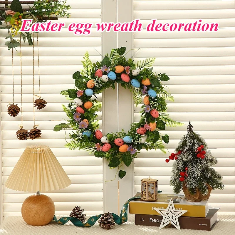 

Пасхальное яйцо, гирлянда, украшение, новый настенный декоративный реквизит, домашняя имитация гирлянды, подвеска