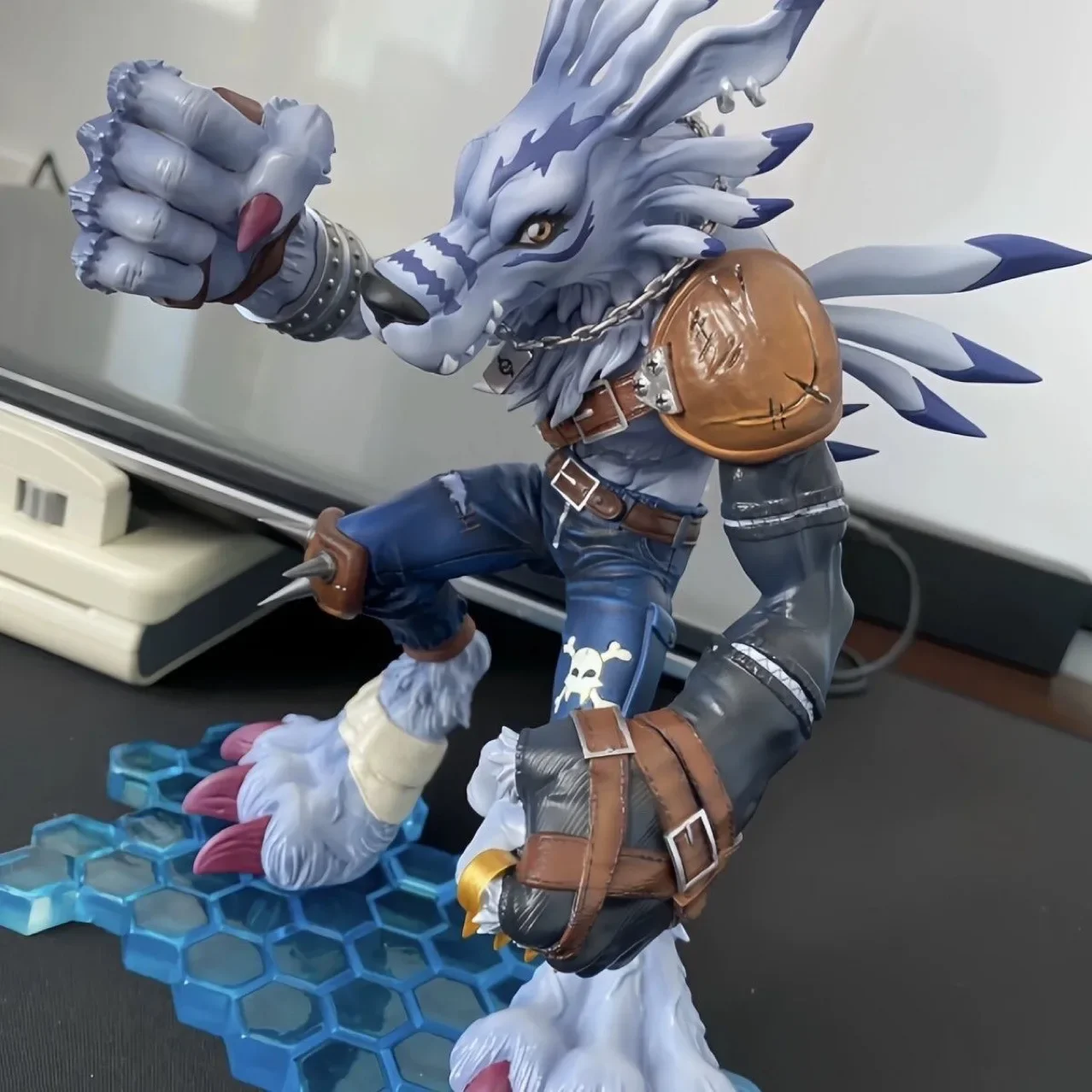 19Cm Hot Digimon Adventure Anime Figuren Gk Garurumon Action Figure Pvc Beeldje Standbeeld Collectie Model Pop Speelgoed Cadeaus Voor jongens