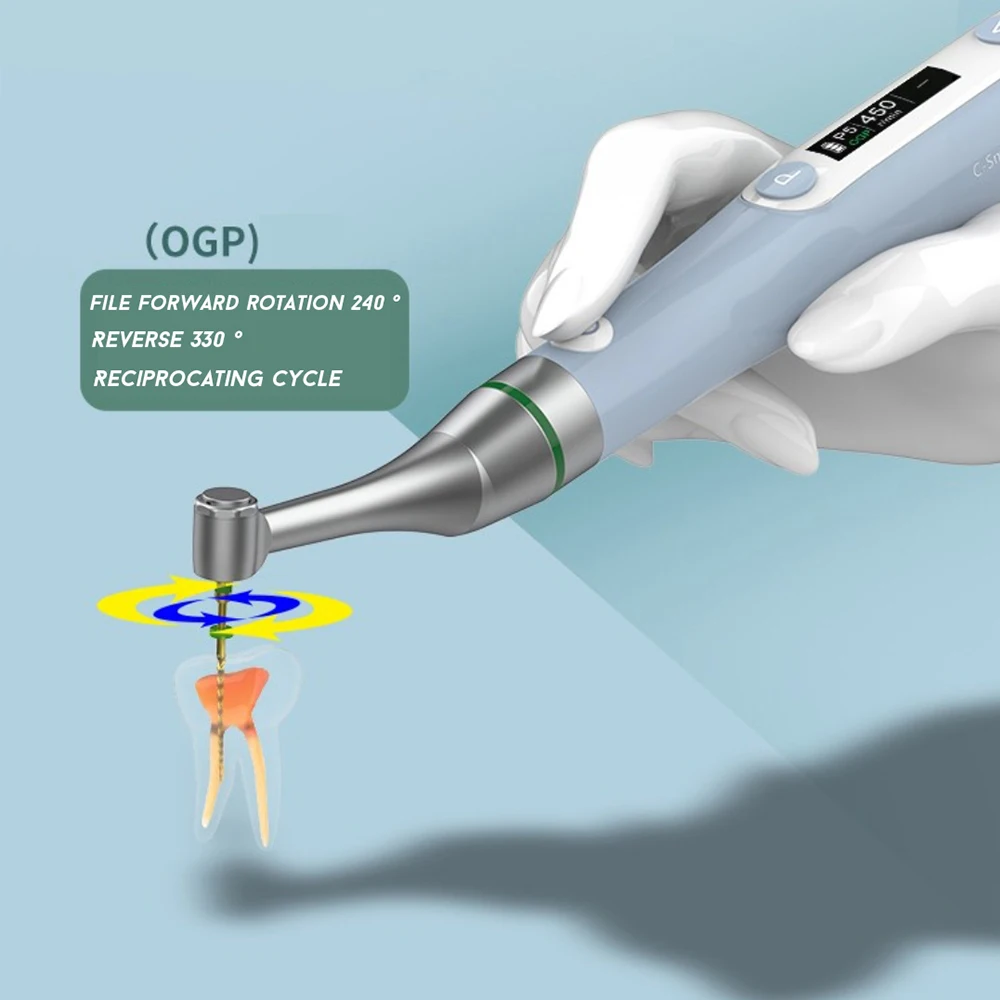 COXO C-SMART NOVA Motor Endo nirkabel, alat gigi Motor endodontik Mode T dapat diatur untuk saluran akar