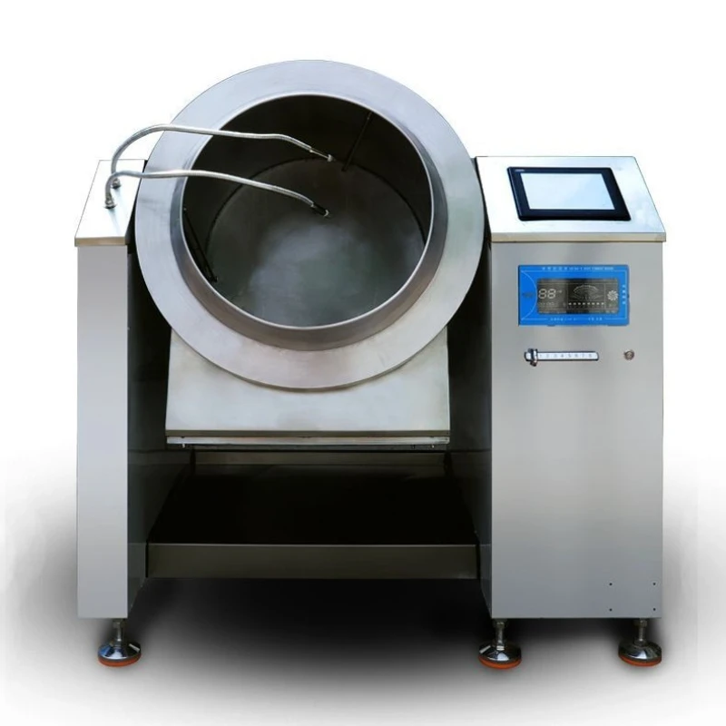 Drum cooking machine, kitchen commercial intelligent stirring electric wok, central kitchen equipment cooking machine