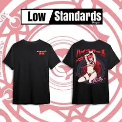 T-shirt anime unisex Rias Gremory T-shirt manga 100% cotone