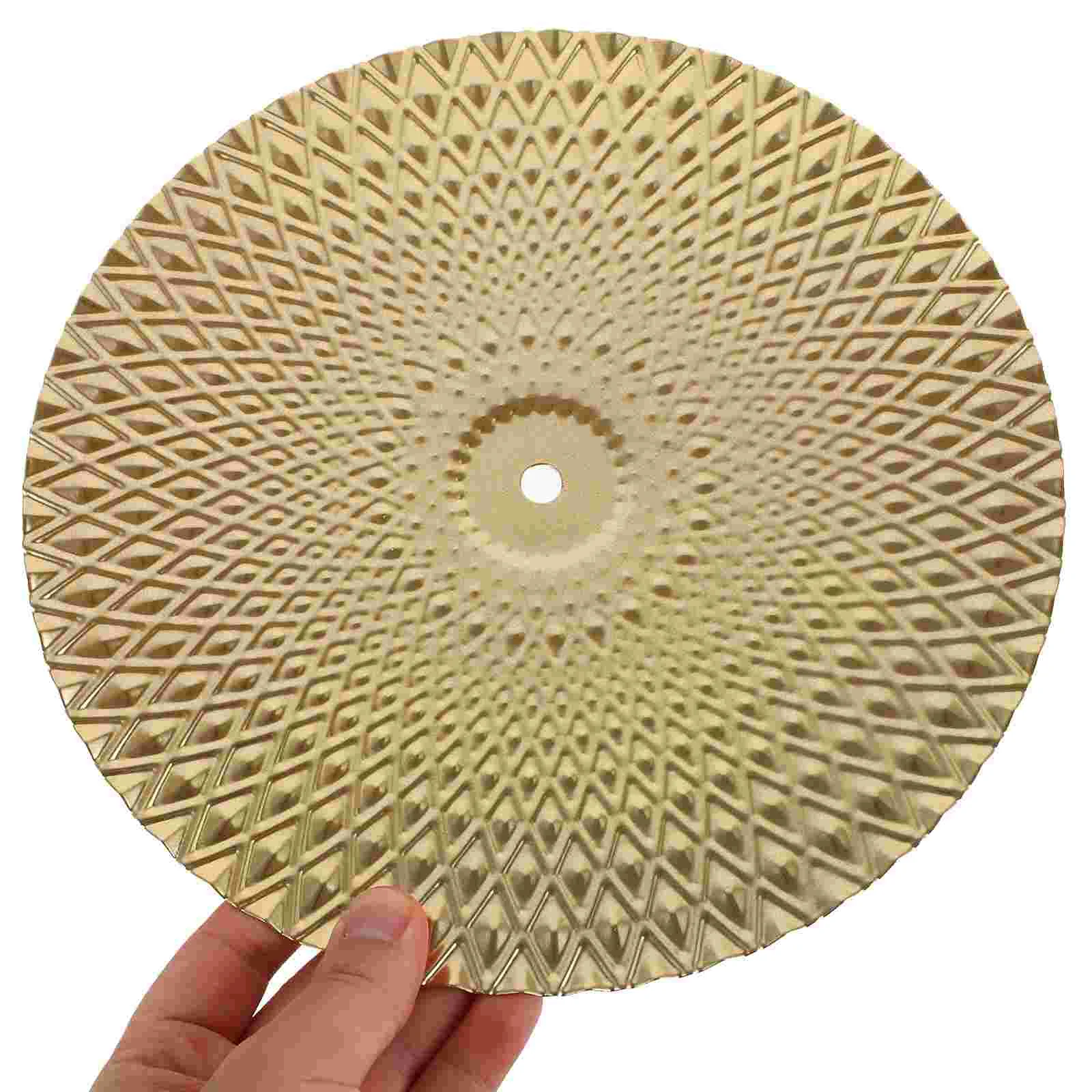 Gold Wall Hanging Round Rattan Large Digital Clock Table Decor Decorations Circular Plant Work