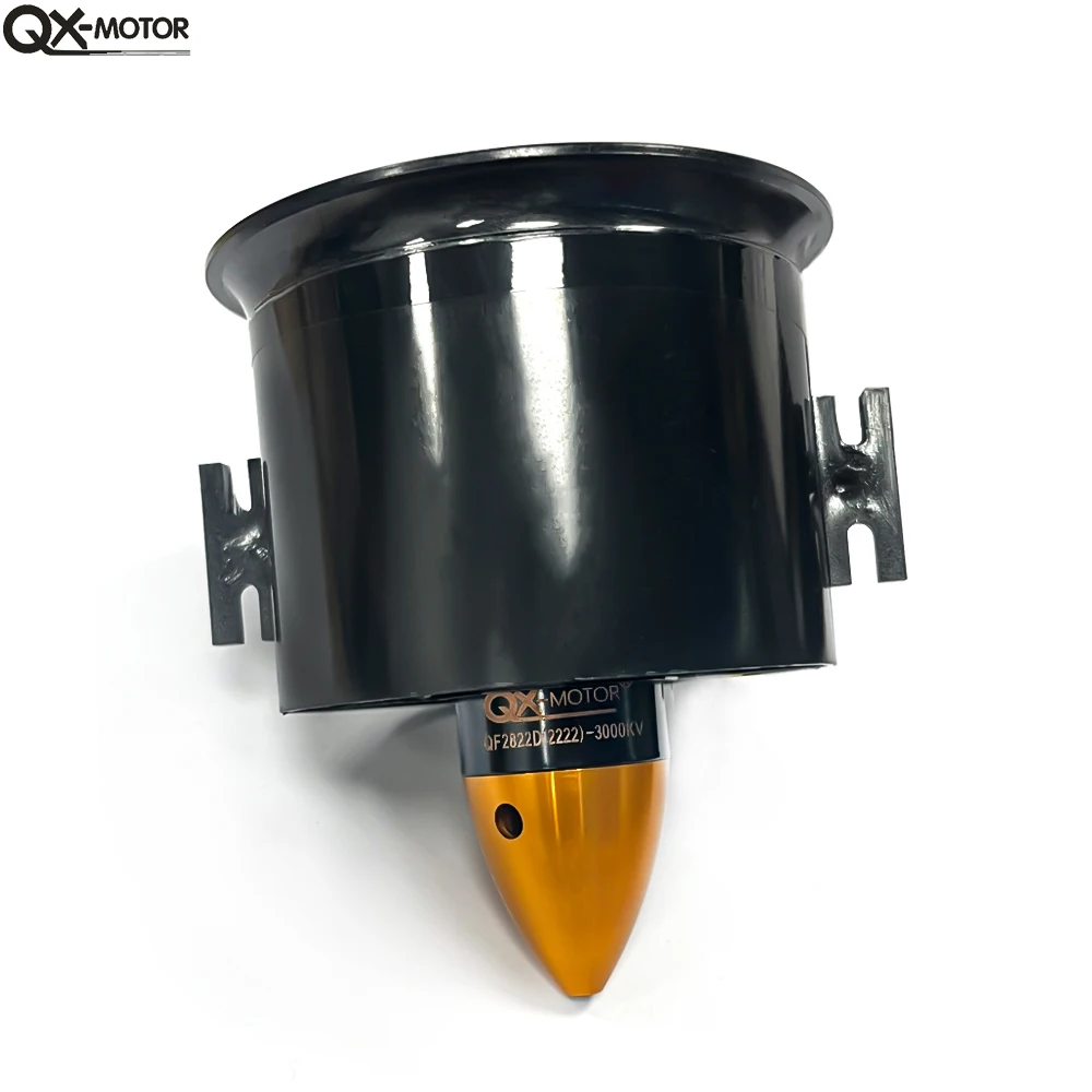 QX-MOTOR 70mm EDF 6 Blades Ducted Fan With QF2822 3000KV Brushless Motor FOR FMS / FREEWING Remotely Control Aircraft Model Part