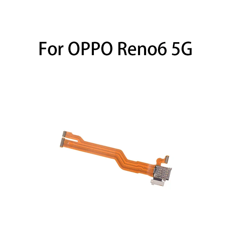 

SIM Card Holder Main Board Motherboard Connector Flex Cable For OPPO Reno6 5G / PEQM00 / CPH2251