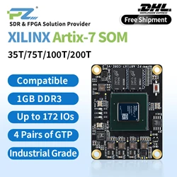 Puzhi FPGA 개발 보드, A7200T-SOM FPGA 코어 보드, 자일링스 Artix-7 XC7A35T XC7A75T XC7A100T XC7A200T