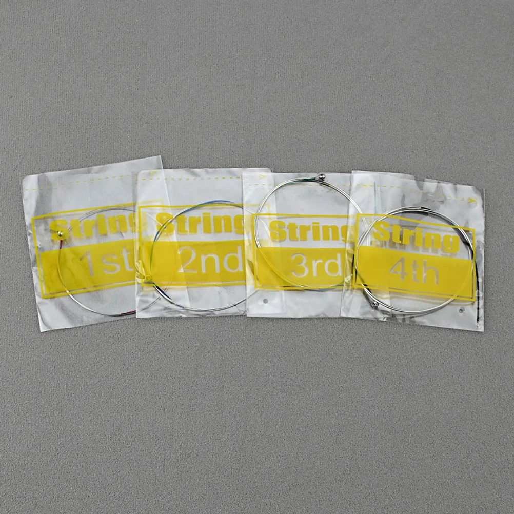 

1Set Fine Details Viola String Set Good Materials Strong Durable Easy Use Repair Viola Part Accessory Strings for Replacement