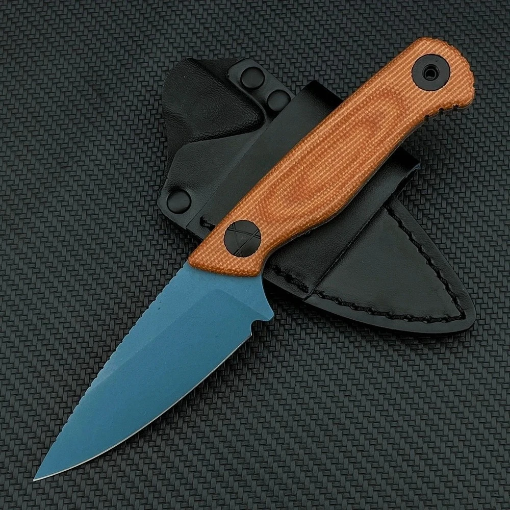 Dacian BM 203BT/203-1 Feststehendes D2-Klingenmesser mit Scheide, EDC-Taschenmesser für Dschungeltouren, Camping, Angeln, Rucksack, Obstmesser – Detail 4
