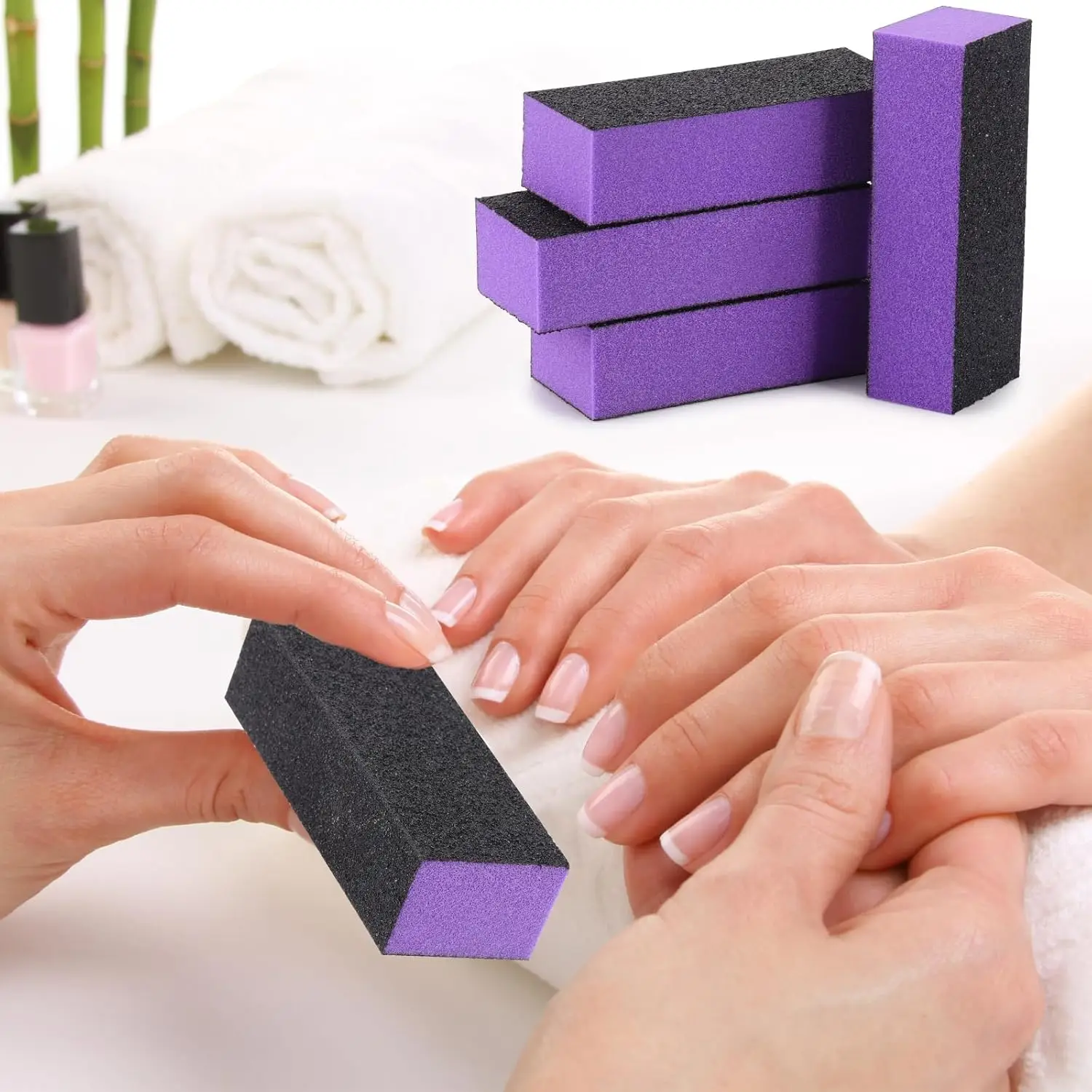 2/21 stuks nagelverzorgingsset nagelbuffers en vijlen nagelriemgereedschap kit nagelmanicure gereedschap vingernagelvijlset nagelriemtang