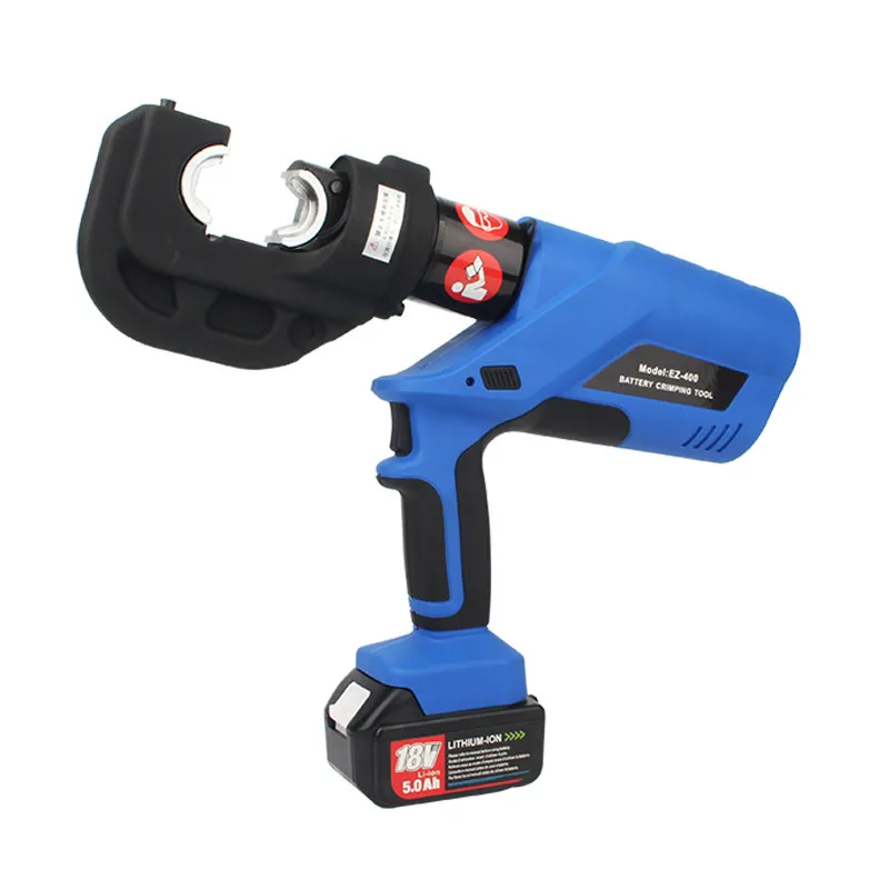 Charging Hydraulic Crimper - Electric Cable Press Tool for Copper/Aluminum Terminals, Wire Connector Crimping