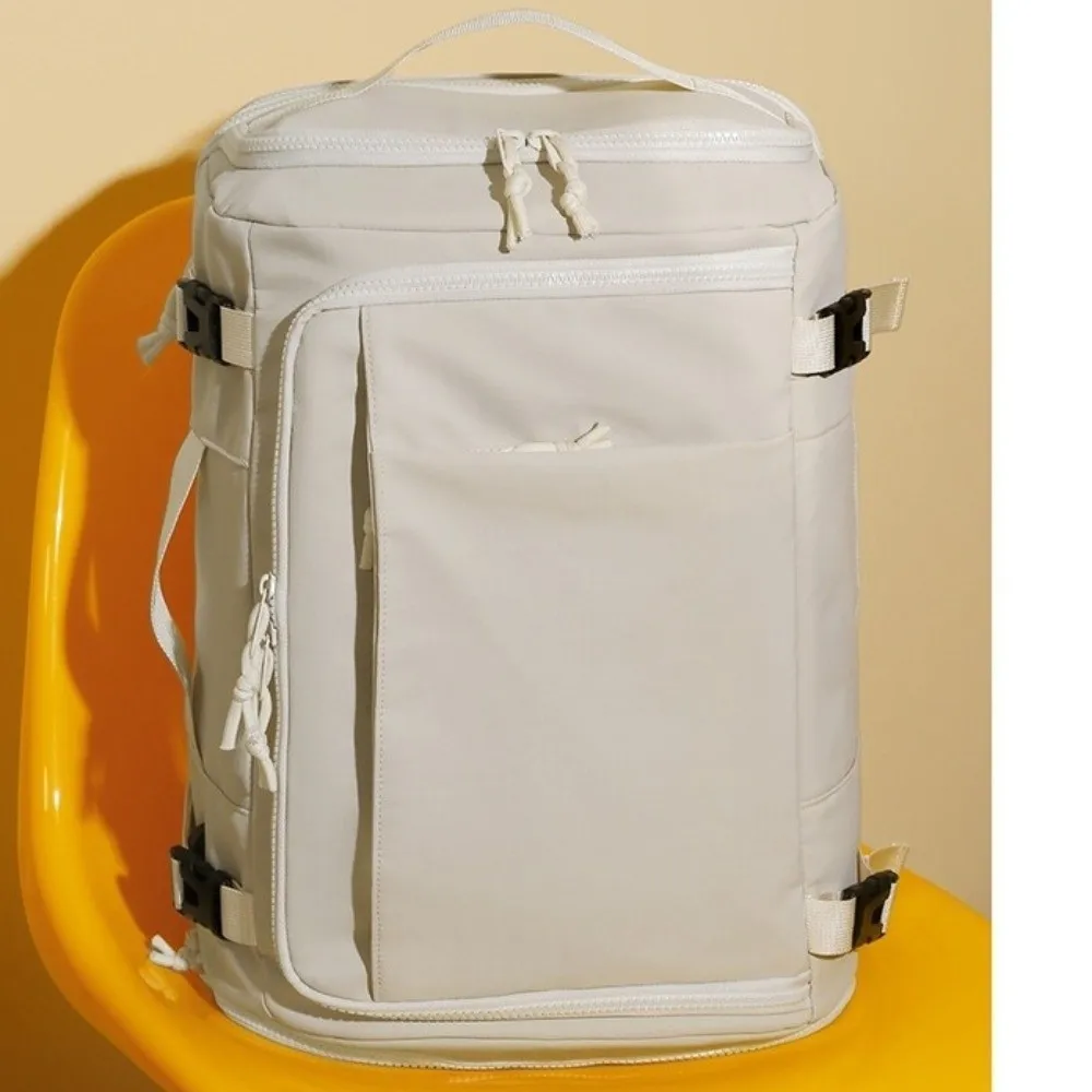 Laptop Bag Box Style Luggage Backpack Anti-Scratch Unisex Travel Backpack Scalable with Shoes Pack Cabin Daypack College