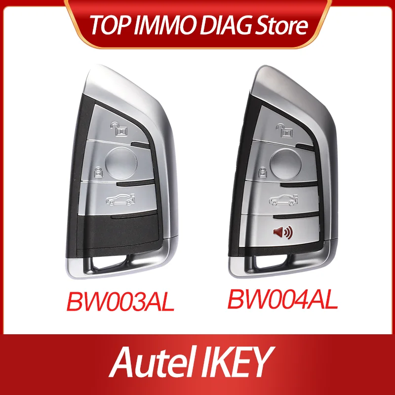 

AUTEL IKEY BW003AL BW004AL Тип бритвы FEM CAS4 BDC Новый дизайн Универсальный смарт-ключ для KM100 IM508 IM608 XP400Pro